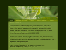 Tablet Screenshot of amicihair.ca